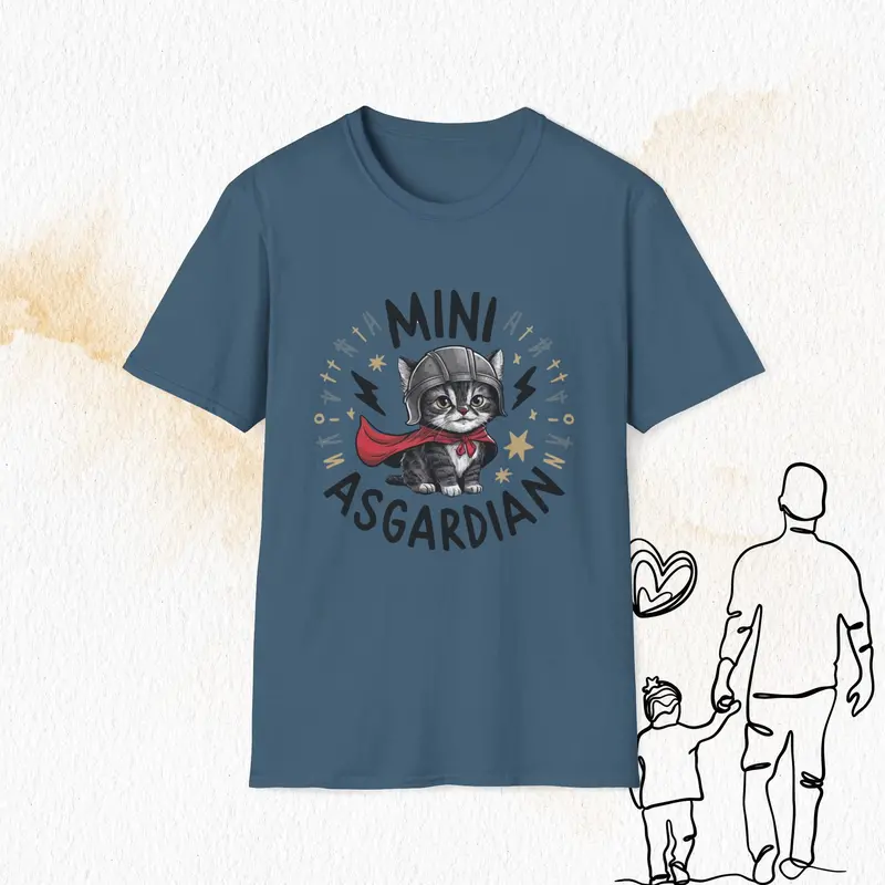 Mini Asgardian Cotton Men T-Shirt 11