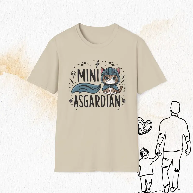 Mini Asgardian Cotton Men T-Shirt 12