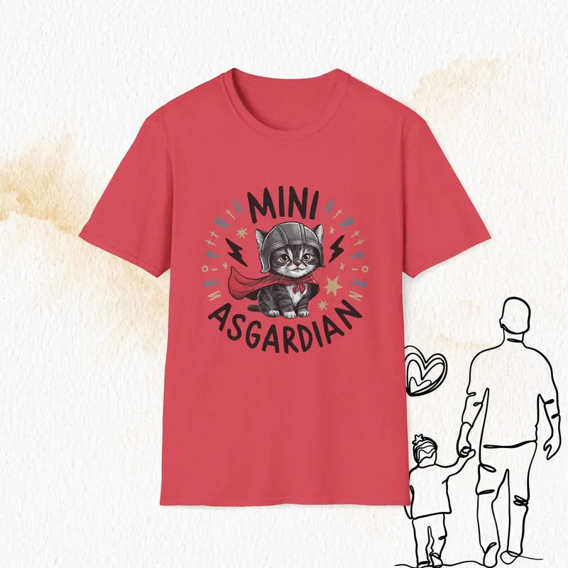 Mini Asgardian Cotton Men T-Shirt 13