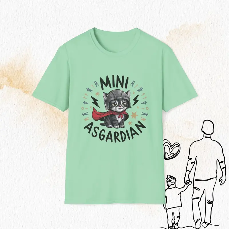 Mini Asgardian Cotton Men T-Shirt 13
