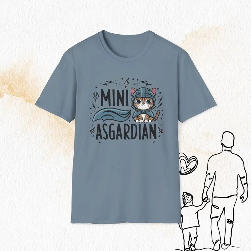 Mini Asgardian Cotton Men T-Shirt 13