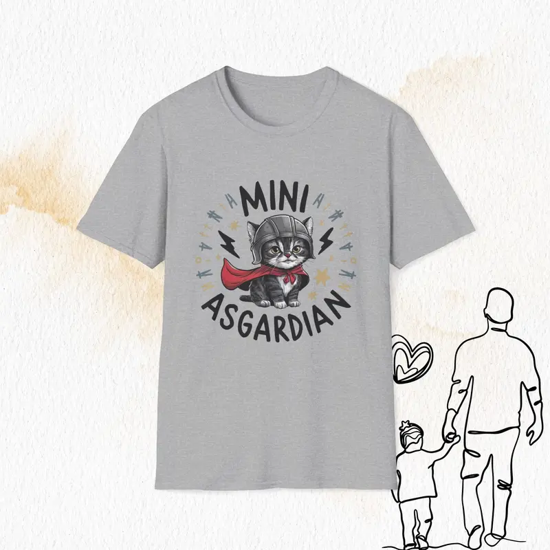 Mini Asgardian Cotton Men T-Shirt 15