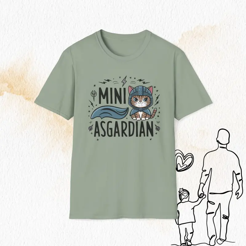 Mini Asgardian Cotton Men T-Shirt 17