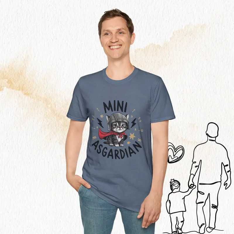 Mini Asgardian Cotton Men T-Shirt 18