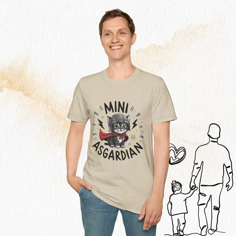 Mini Asgardian Cotton Men T-Shirt 19