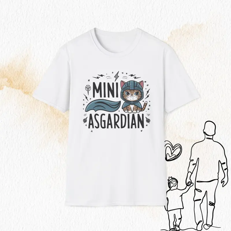 Mini Asgardian Cotton Men T-Shirt 2