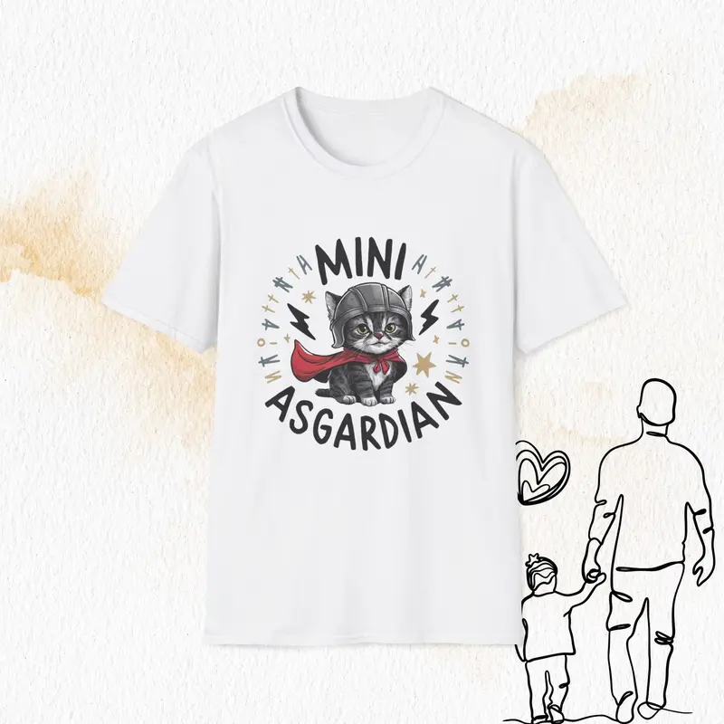 Mini Asgardian Cotton Men T-Shirt 2