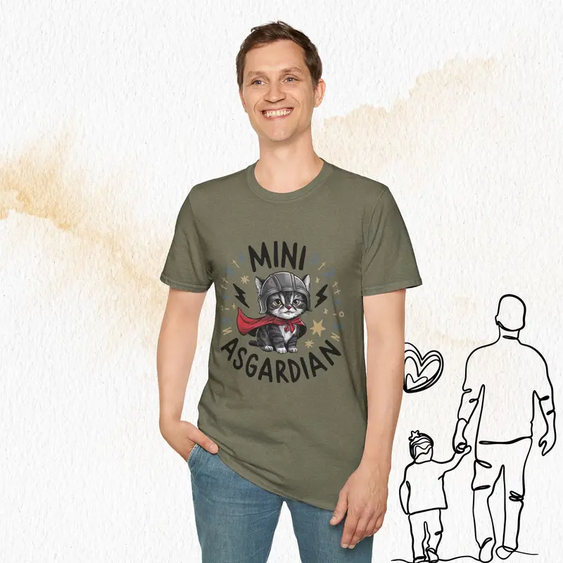 Mini Asgardian Cotton Men T-Shirt 20