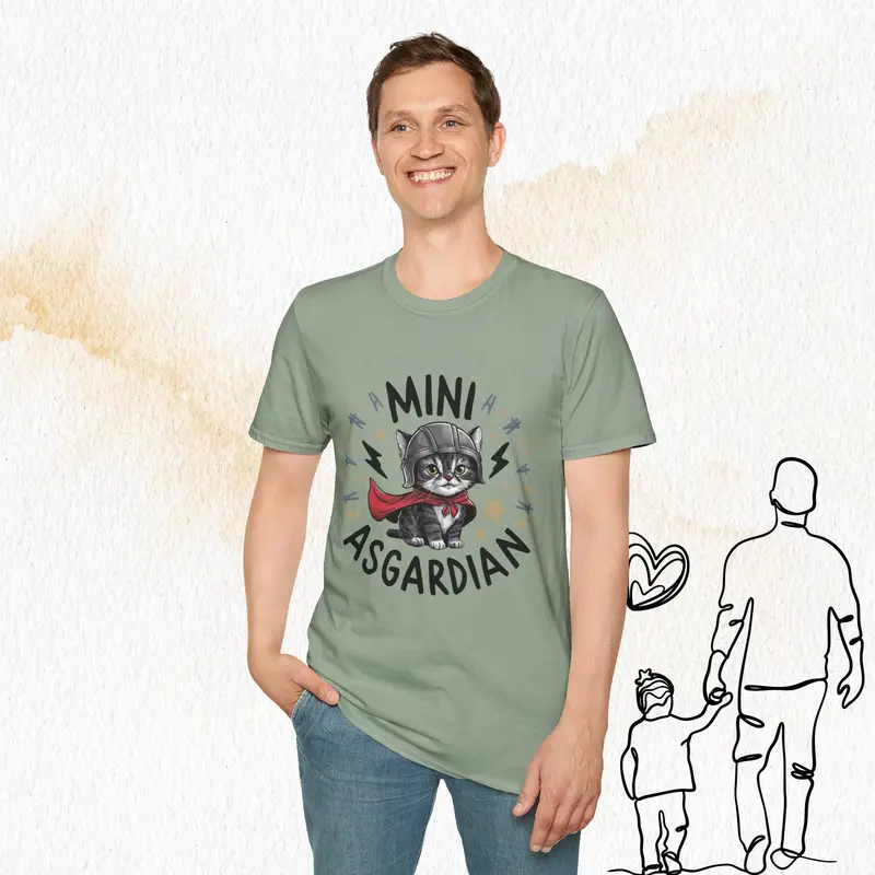 Mini Asgardian Cotton Men T-Shirt 21