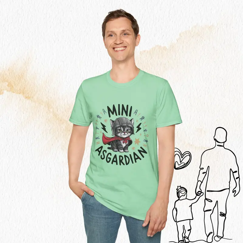 Mini Asgardian Cotton Men T-Shirt 22