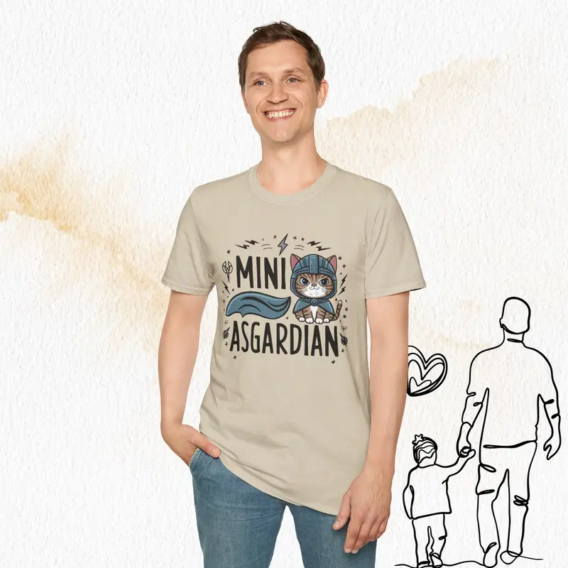 Mini Asgardian Cotton Men T-Shirt 22