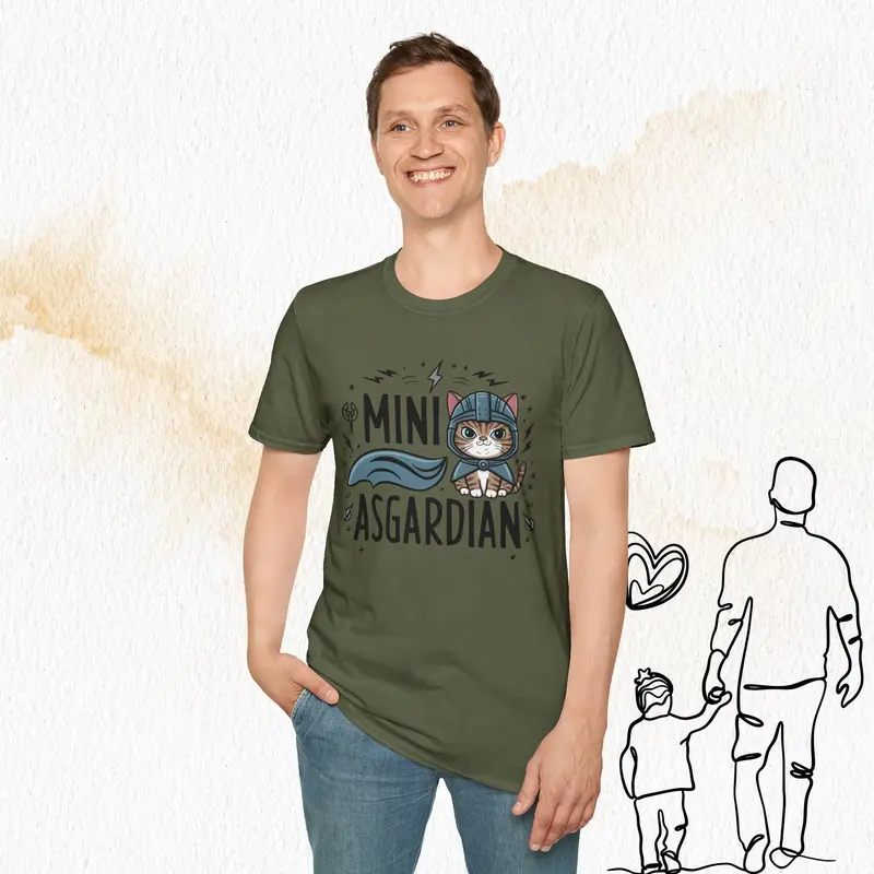 Mini Asgardian Cotton Men T-Shirt 24