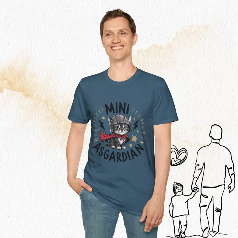 Mini Asgardian Cotton Men T-Shirt 25