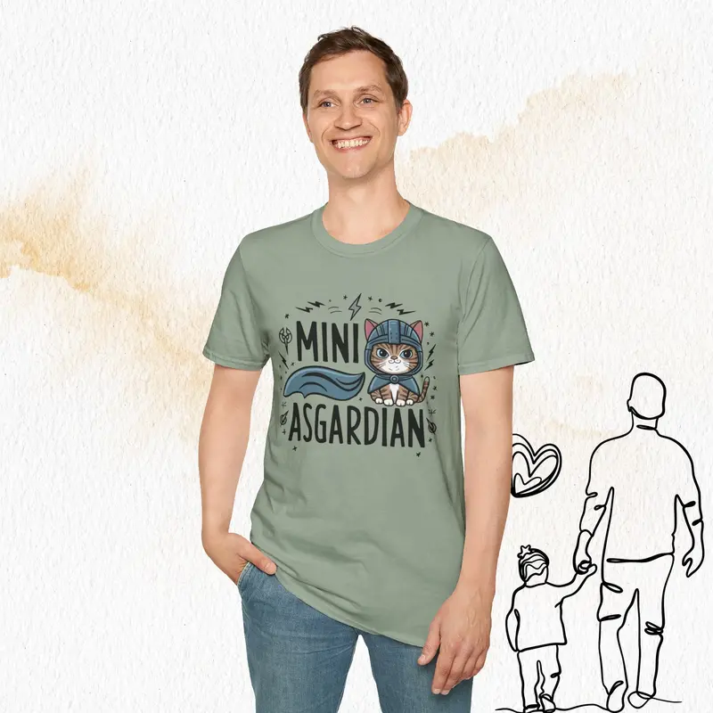 Mini Asgardian Cotton Men T-Shirt 25