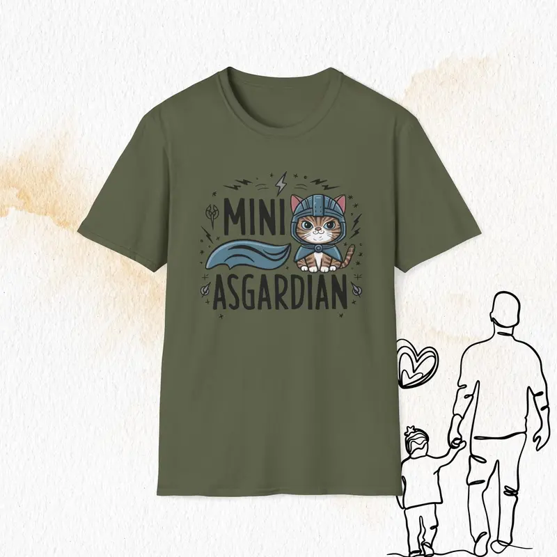 Mini Asgardian Cotton Men T-Shirt 6