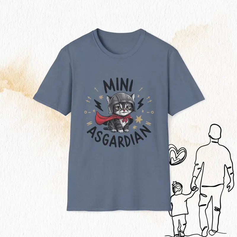 Mini Asgardian Cotton Men T-Shirt 7
