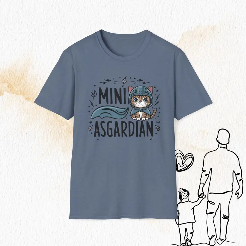 Mini Asgardian Cotton Men T-Shirt 8