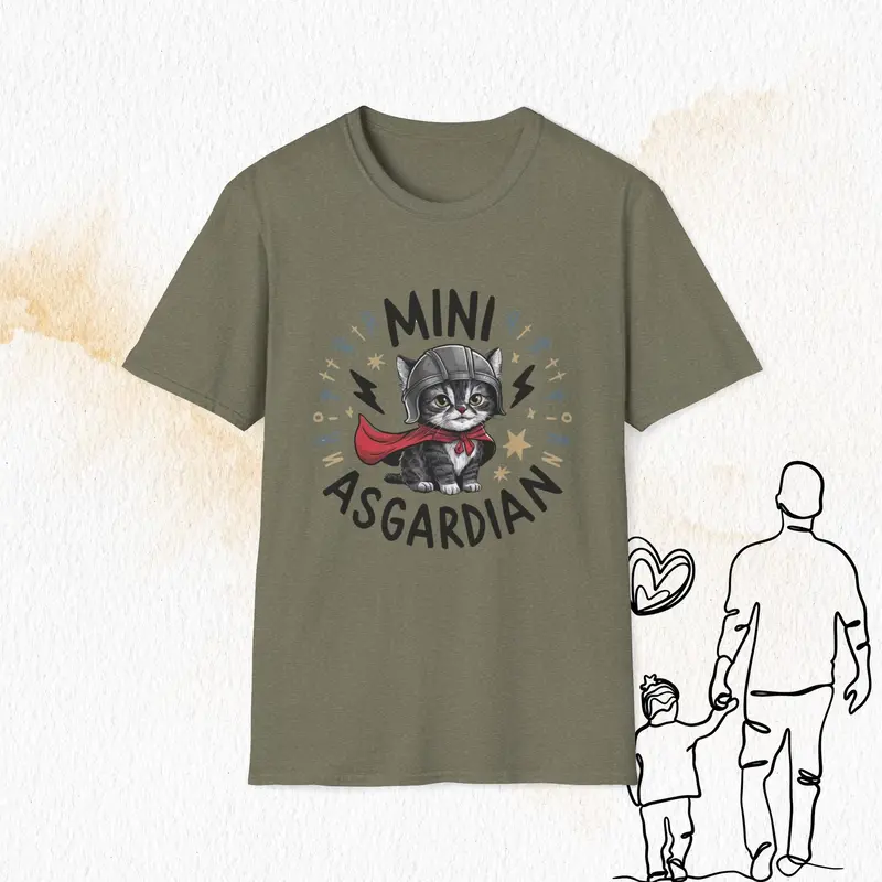 Mini Asgardian Cotton Men T-Shirt 8