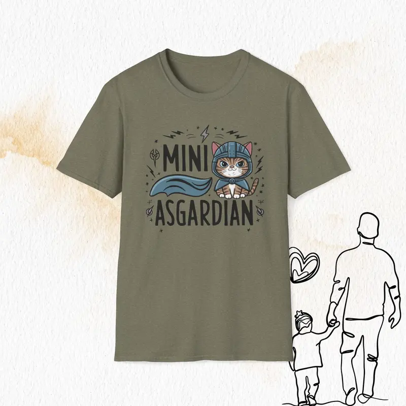 Mini Asgardian Cotton Men T-Shirt 9