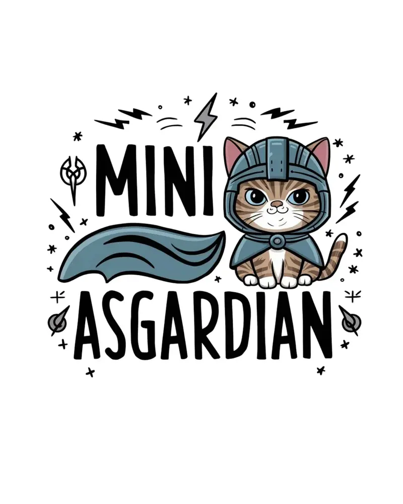 Mini Asgardian Cotton T-Shirt 2