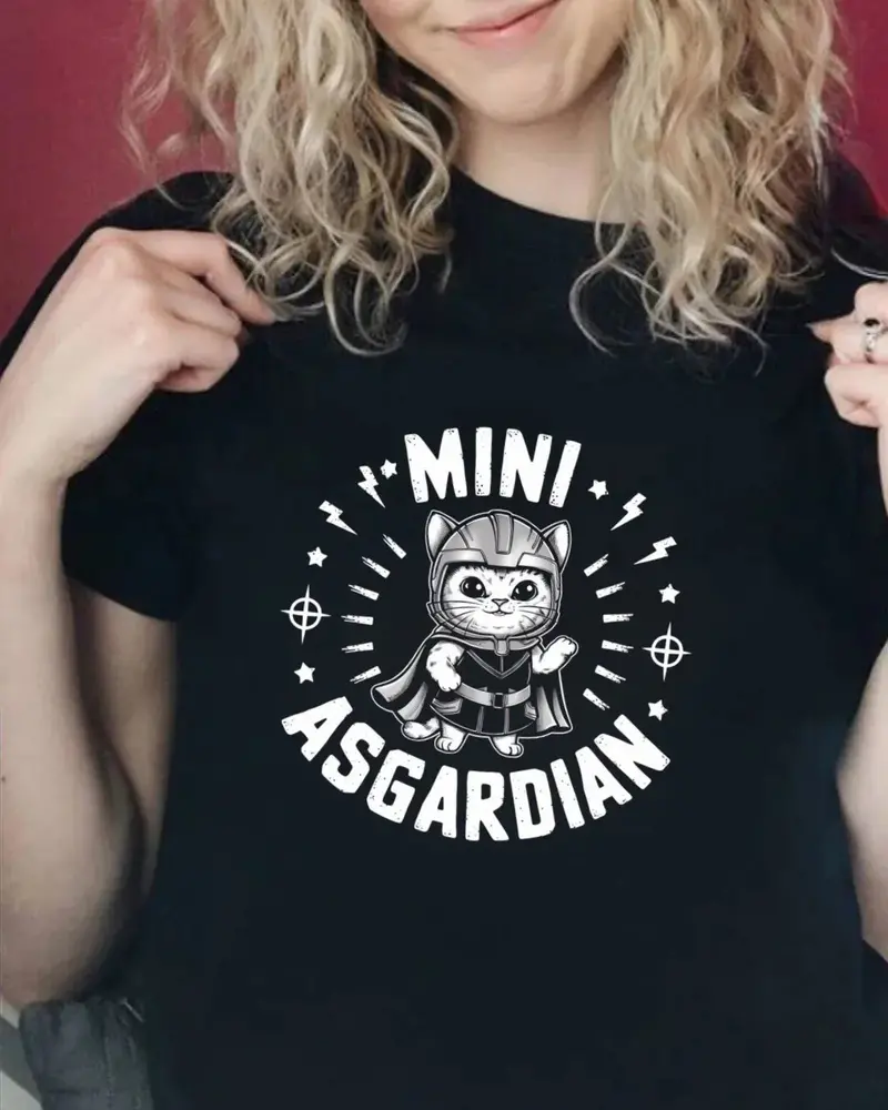 Mini Asgardian Kid Cotton T-Shirt 4