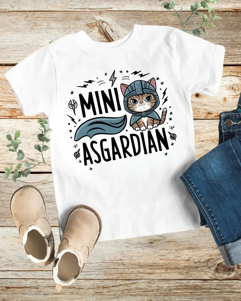 Mini Asgardian Kids Cotton T-Shirt 1