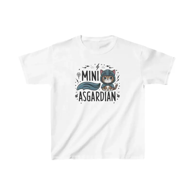 Mini Asgardian Kids Cotton T-Shirt 6