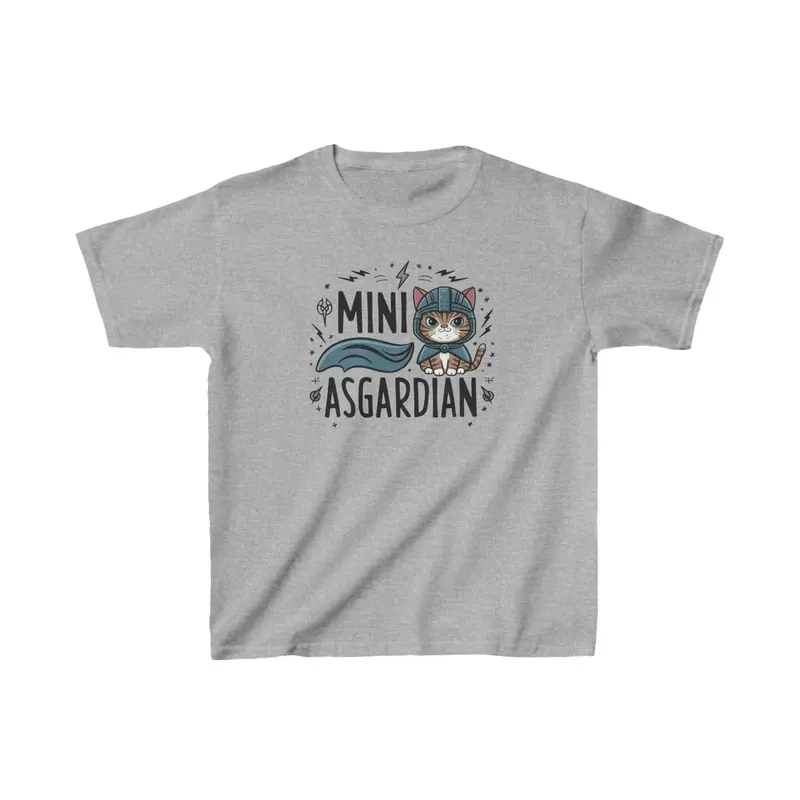 Mini Asgardian Kids Cotton T-Shirt 7