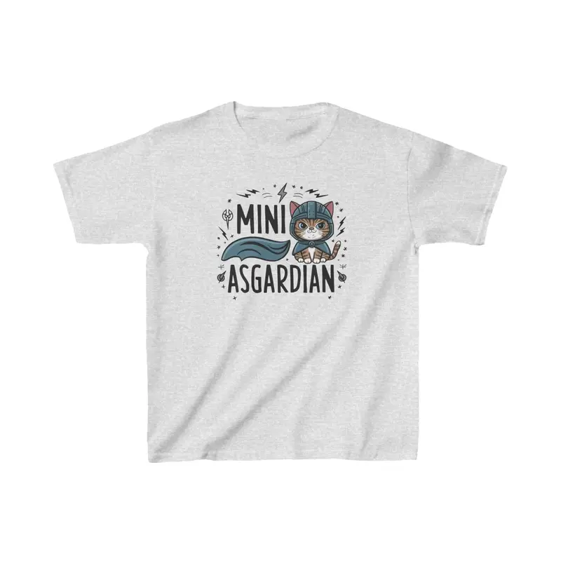 Mini Asgardian Kids Cotton T-Shirt 8