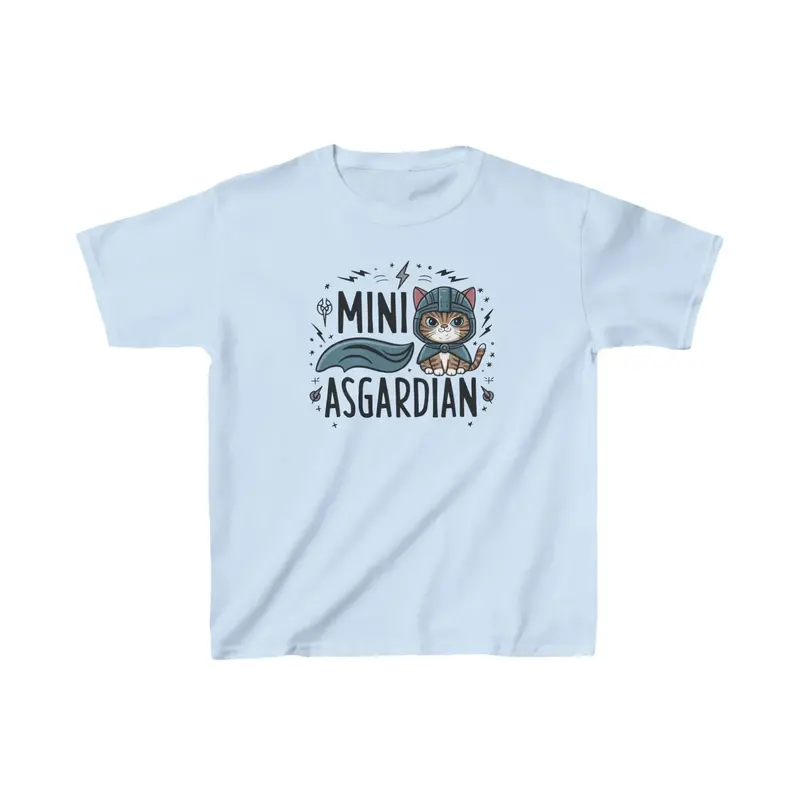Mini Asgardian Kids Cotton T-Shirt 9