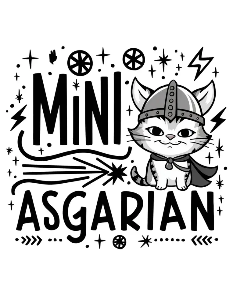 Mini Asgardian Toddler Cotton T-Shirt 2
