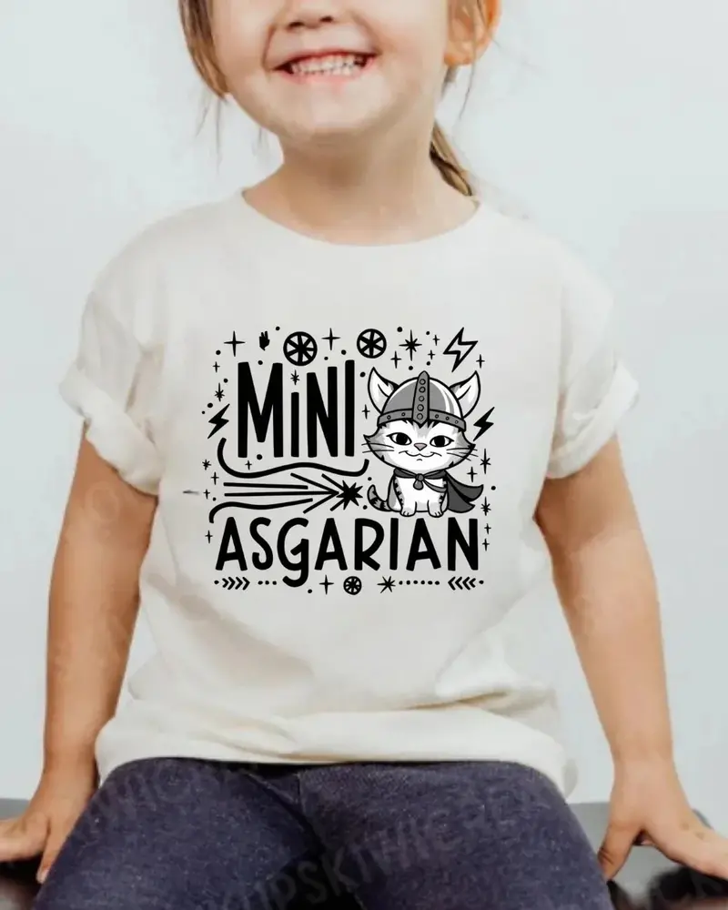 Mini Asgardian Toddler Cotton T-Shirt 5