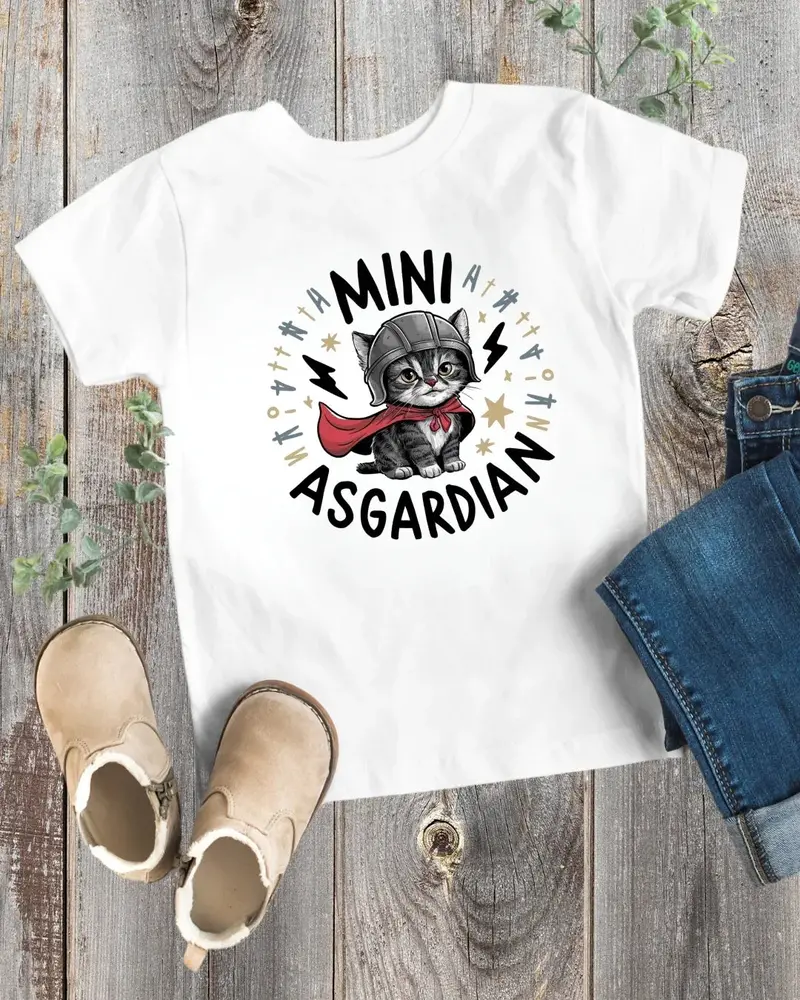 Mini Asgardian Toddler Cotton  T-Shirts 1
