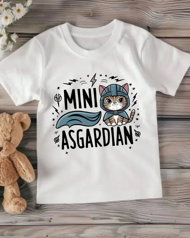 Mini Asgardian Youth Heavy Cotton T-Shirt 1