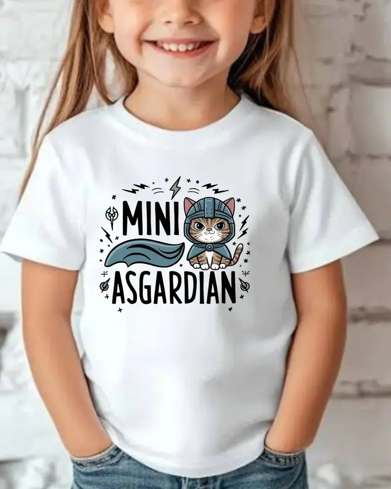 Mini Asgardian Youth Heavy Cotton T-Shirt 2