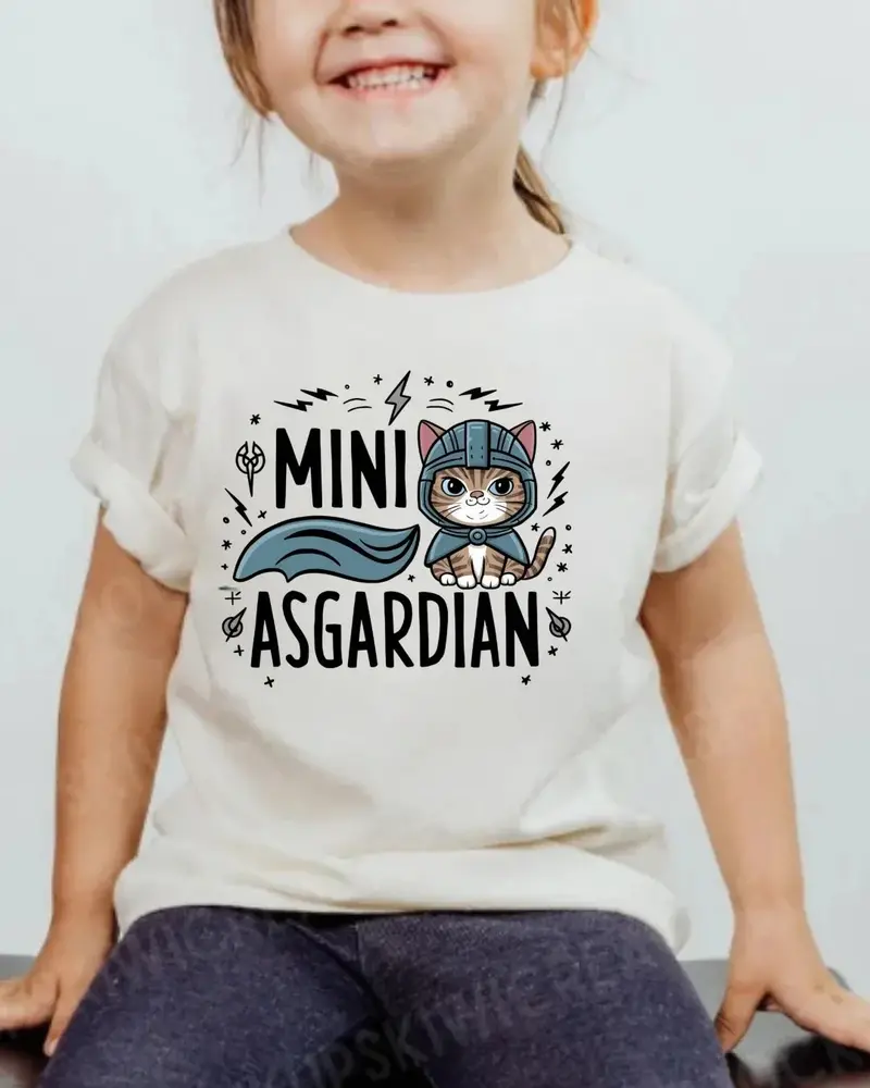 Mini Asgardian Youth Heavy Cotton T-Shirt 4
