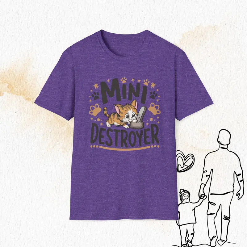 Mini Destroyer Cotton Men T-Shirt 11