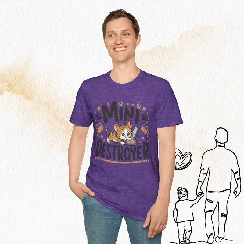 Mini Destroyer Cotton Men T-Shirt 24