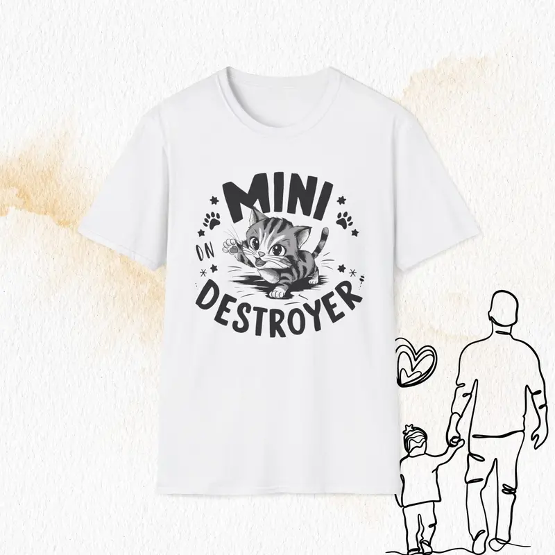 Mini Destroyer Cotton Men T-Shirt 4