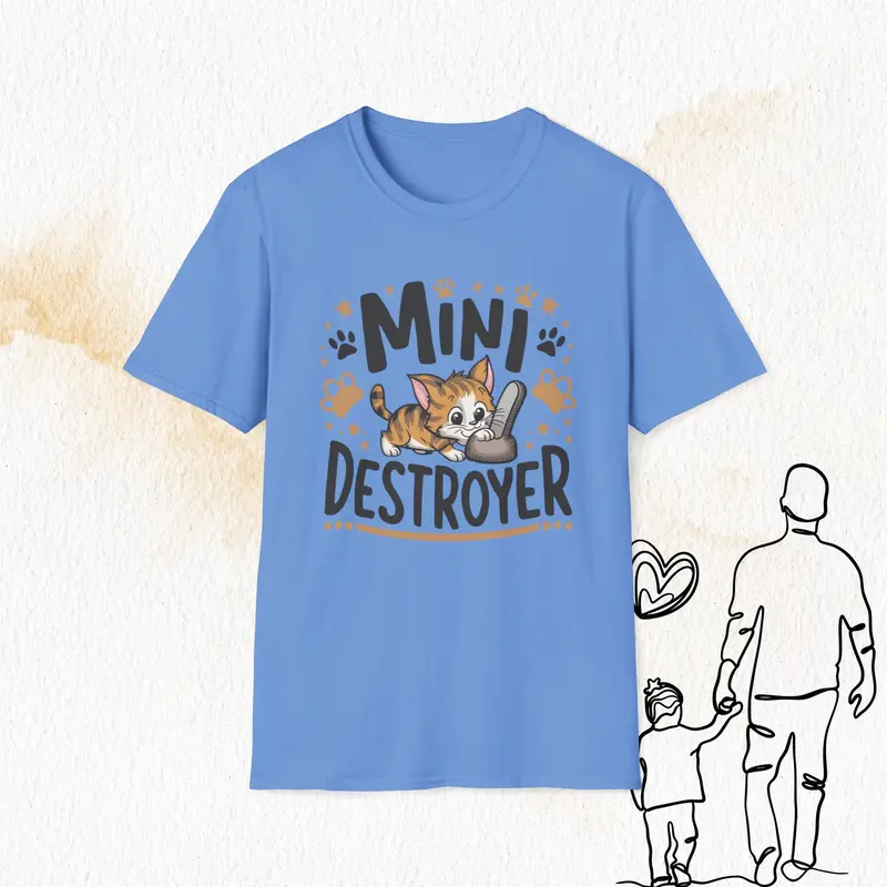 Mini Destroyer Cotton Men T-Shirt 9