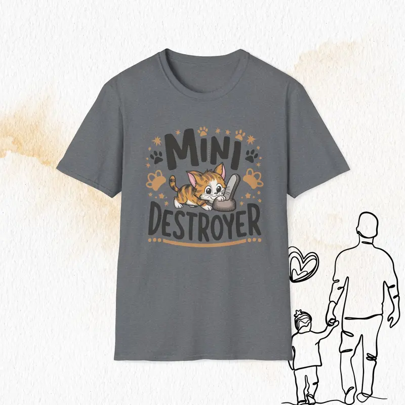 Mini Destroyer Cotton Men T-Shirt 9