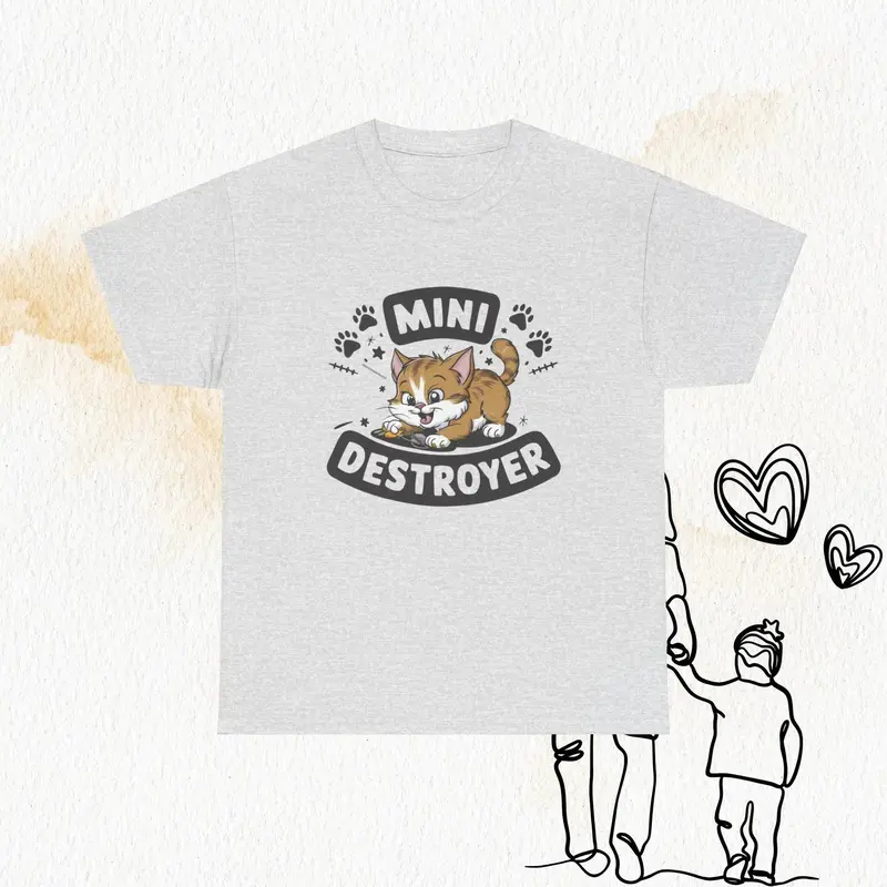 Mini Destroyer Crewneck Cotton Tshirt 10