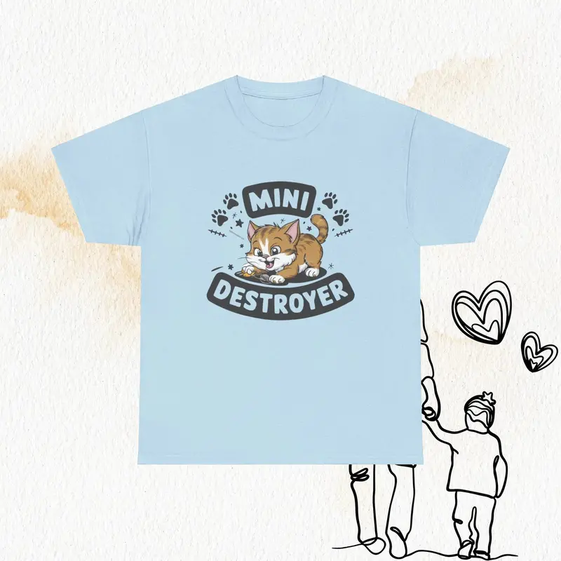 Mini Destroyer Crewneck Cotton Tshirt 6