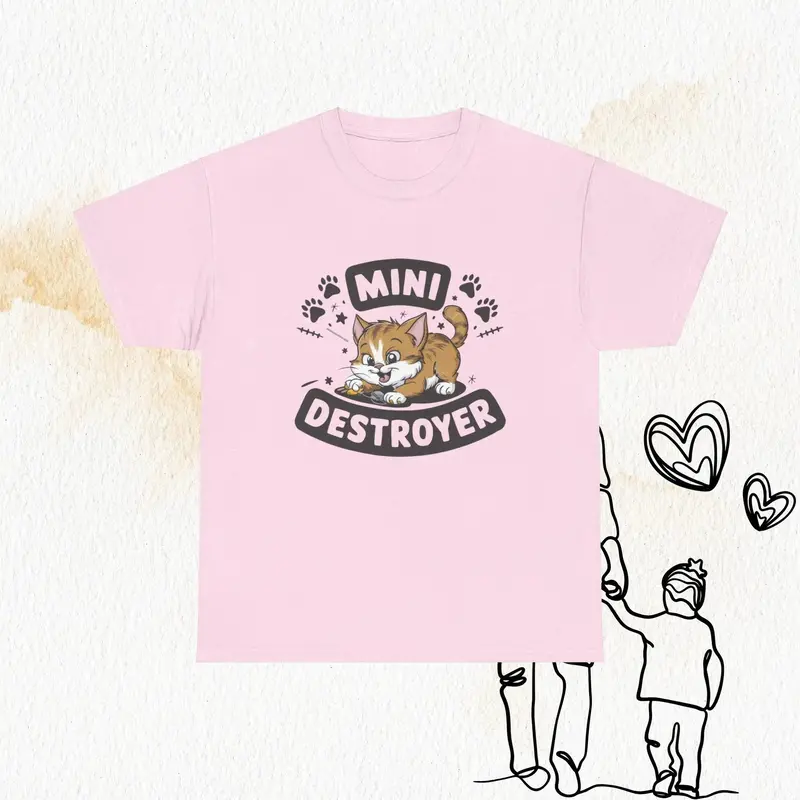 Mini Destroyer Crewneck Cotton Tshirt 7