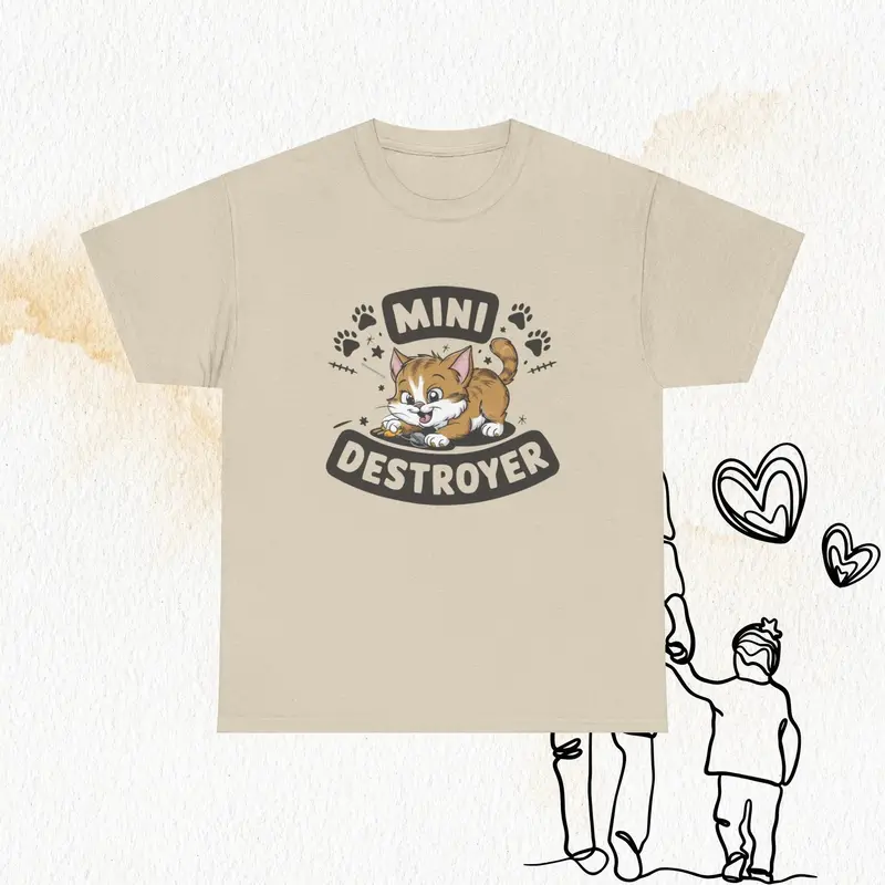 Mini Destroyer Crewneck Cotton Tshirt 8