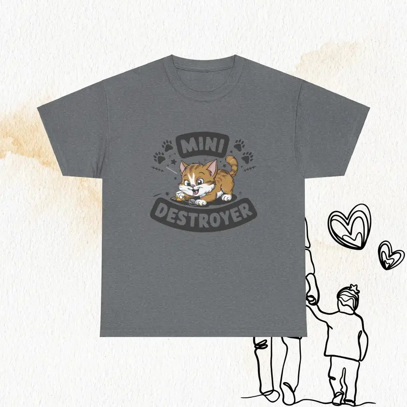 Mini Destroyer Crewneck Cotton Tshirt 9
