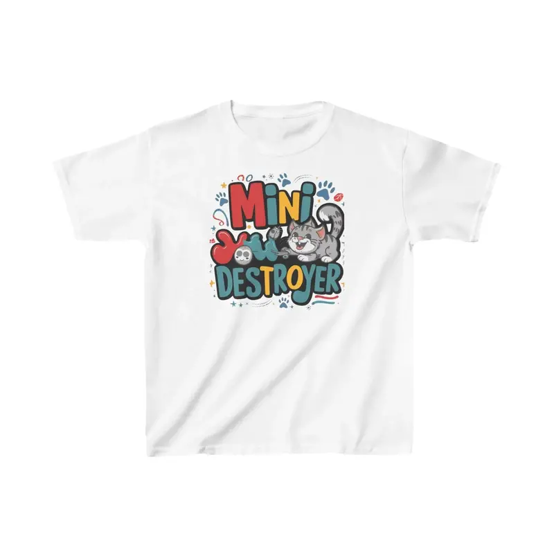 Mini Destroyer Kids Cotton T-Shirt 10