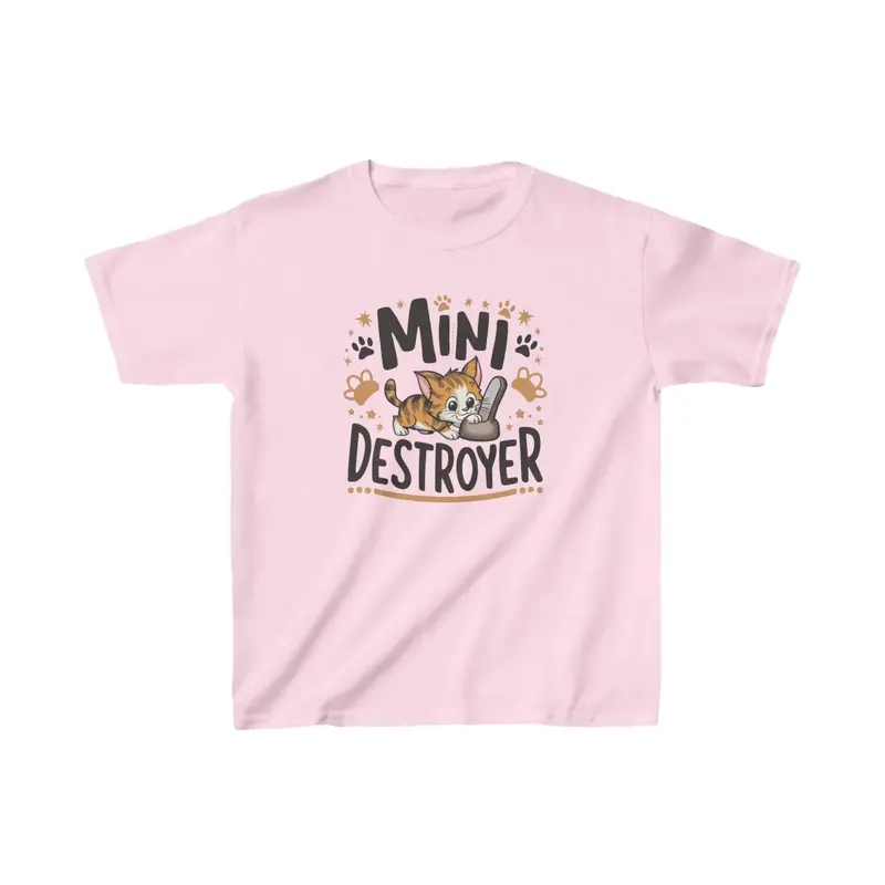 Mini Destroyer Kids Cotton T-Shirt 10