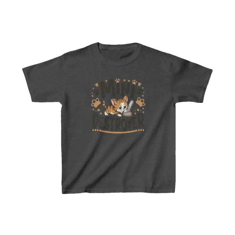 Mini Destroyer Kids Cotton T-Shirt 11