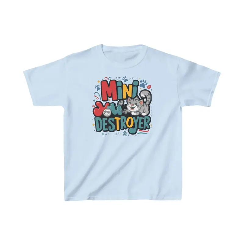 Mini Destroyer Kids Cotton T-Shirt 12